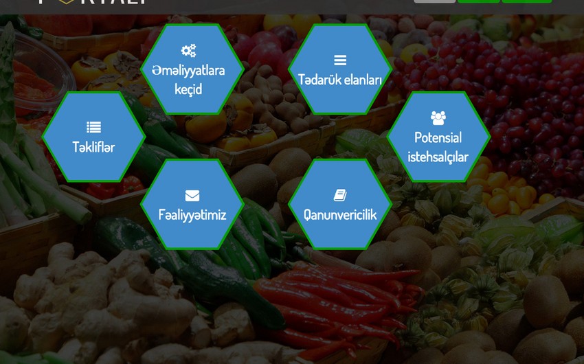 Azerbaijan launches web portal to stimulate production of foodstuffs