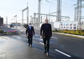 President Aliyev inaugurates reconstructed Yashma substation