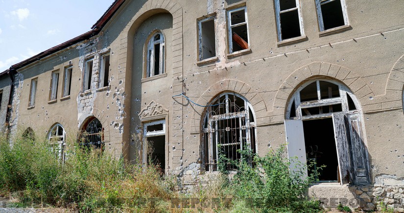 Проявление армянского вандализма в Шуше