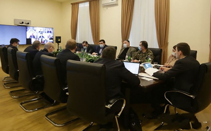 Azerbaijani, Armenian and Russian officials hold video conferencing