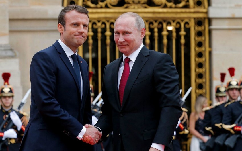 Emmanuel Makron: Putin zəng etsə cavab verərəm, ancaq özüm ona zəng etməyəcəyəm”