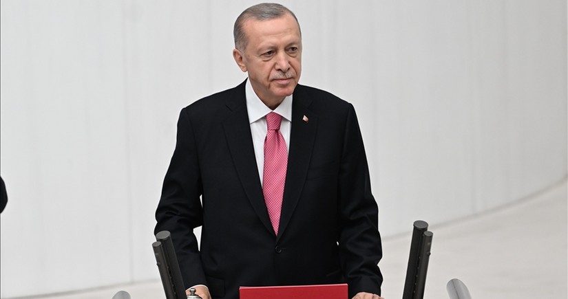 Эрдоган вступил в должность президента Турецкой Республики 