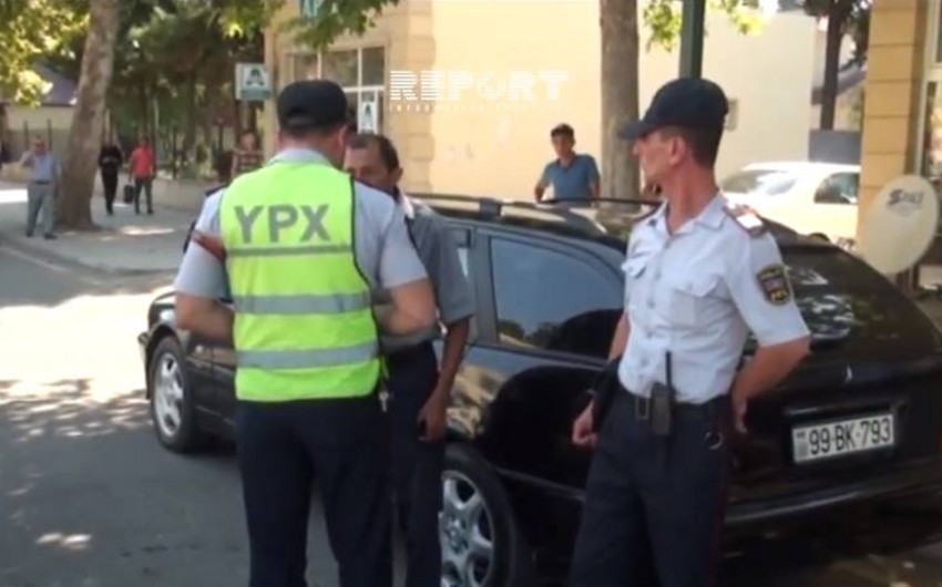 Daha bir sürücü-yol polisi mübahisəsi - VİDEO