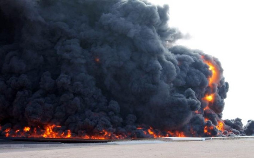 В России горит нефтяная скважина компании LUKoil
