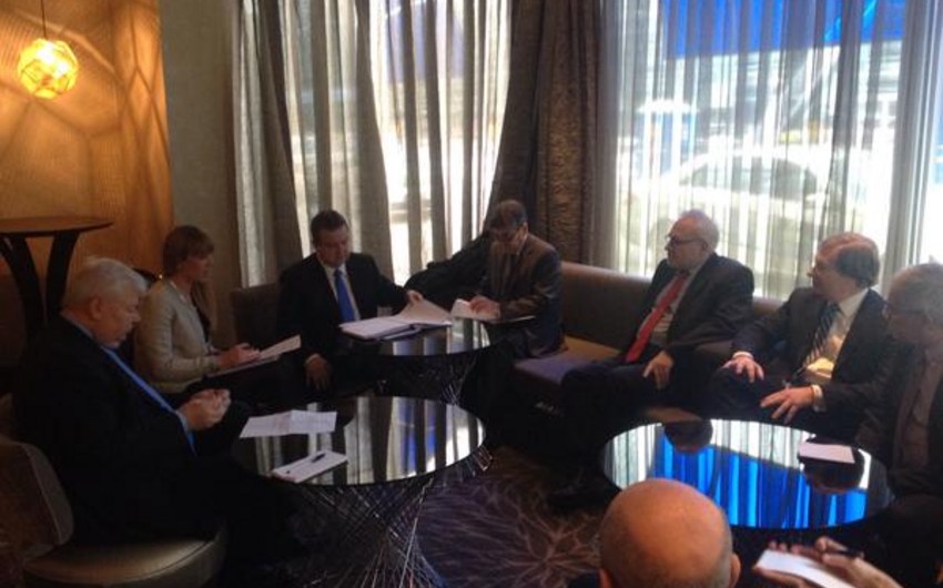 Minsk group co-chairs briefed with OSCE Chairperson and Secretary General