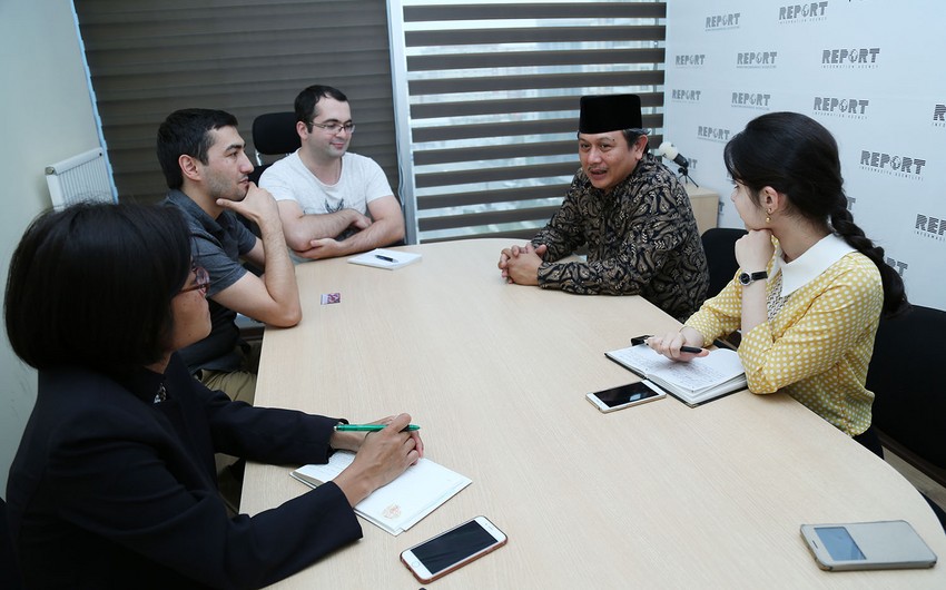 Indonesian Ambassador to Azerbaijan visits Report News Agency