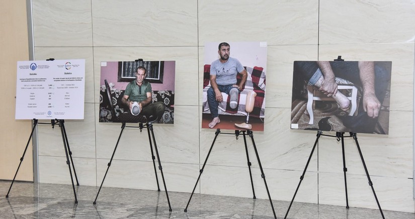 Photo exhibition dedicated to mine victims held in Baku