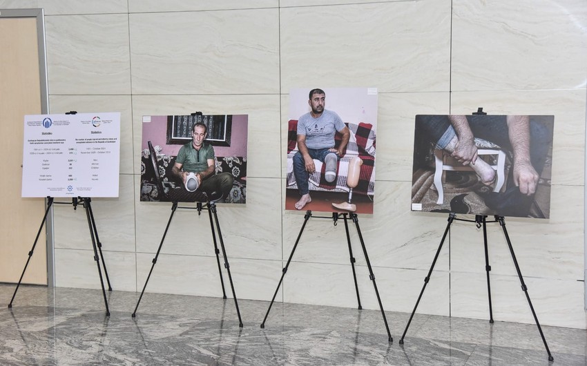 Photo exhibition dedicated to mine victims held in Baku