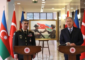 Zakir Hasanov, Hulusi Akar watch Anatolian Eagle - 2023 International Exercises in Konya