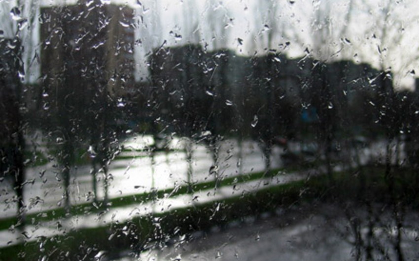 Sabah Azərbaycanın bəzi rayonlarında leysan xarakterli yağış yağacaq, dolu düşəcək