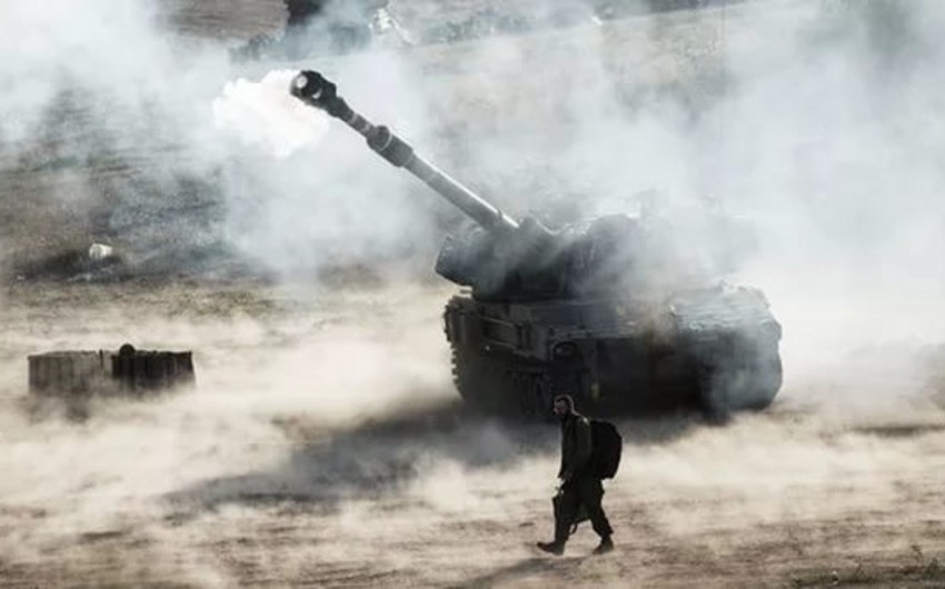 İsrailin artilleriya atəşi nəticəsində 1 fələstinli ölüb, 2-si yaralanıb