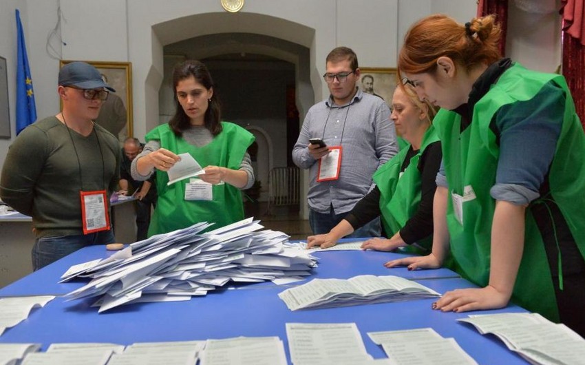 Voting results at Georgian Embassy in Azerbaijan made public