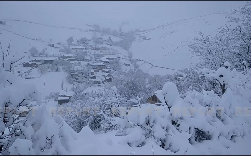 Снегопад в Джалилабаде вызвал осложнения, прервано сообщение с селами