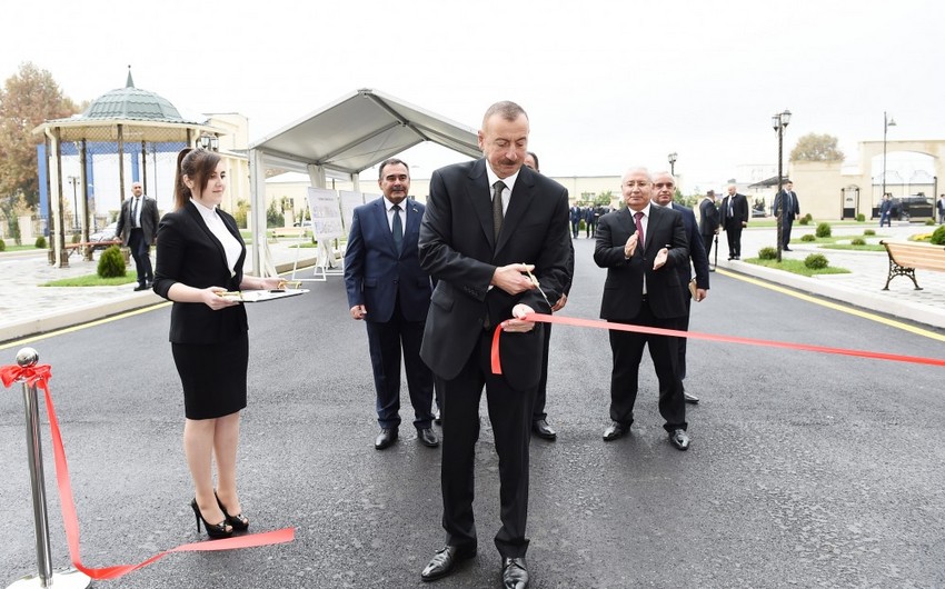 Глава государства открыл новый комплекс общежитий Азербайджанского государственного аграрного университета