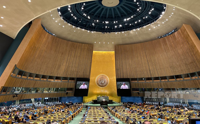 По предложению Азербайджана проводится чрезвычайная специальная сессия Генассамблеи ООН