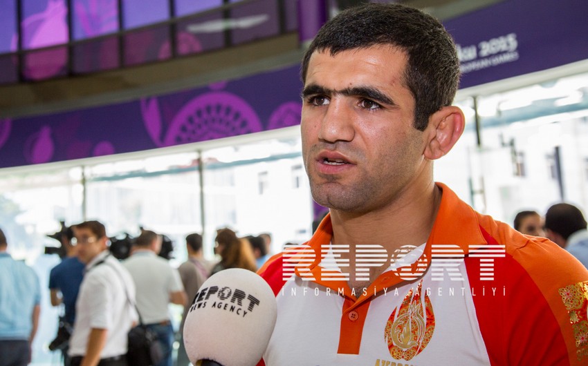 Azerbaijani wrestler Jabrayil Hasanov qualified for 1/4 final