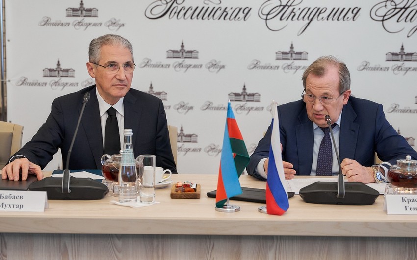 COP29 president Mukhtar Babayev meets with representatives of Russian Academy of Sciences