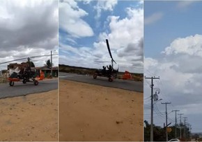 В Бразилии мужчина собрал вертолет из деталей сломанных автомобилей