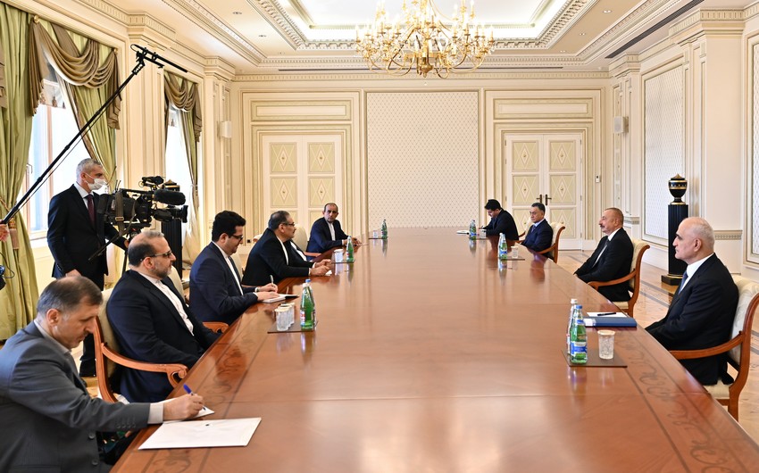 Azerbaijani President receives Secretary of Iran's Supreme National Security Council 