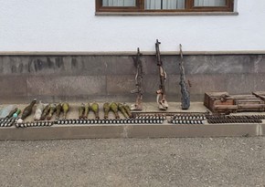 Weapons left by retreating Armenians found in Khojavand