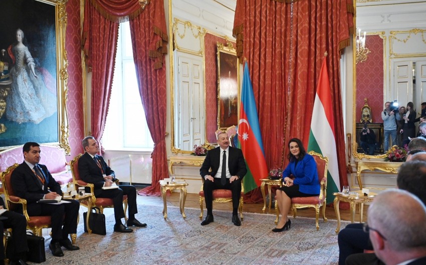 Prezident: Enerji məsələsi Azərbaycan-Macarıstan gündəliyində birinci yerdədir