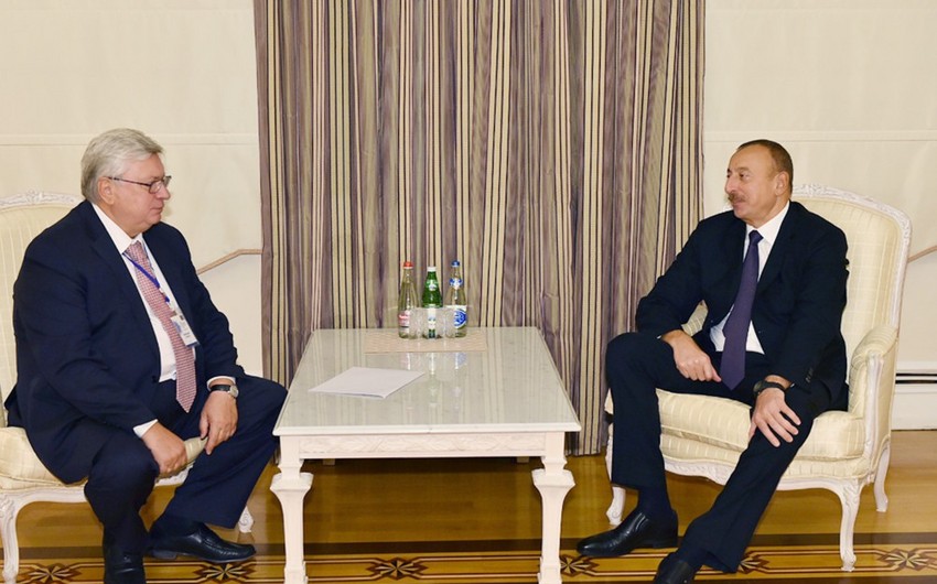 Президент Ильхам Алиев принял ректора Московского государственного института международных отношений