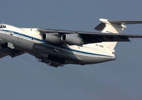 Russian IL-76 military cargo plane with 15 onboard crashes during take off