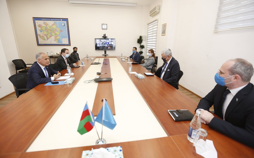 UNGA President Bozkır visits organization's office in Baku 