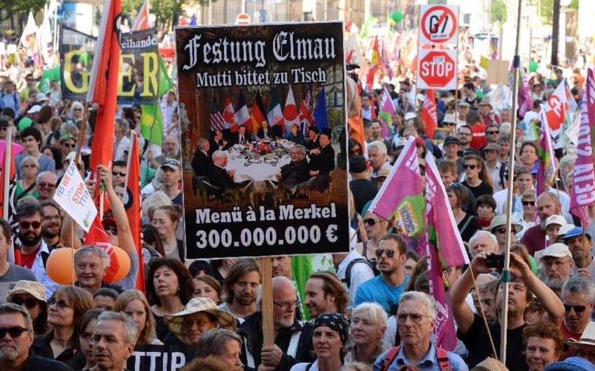 Более 2 тыс. человек устроили в Баварии протест против саммита G7