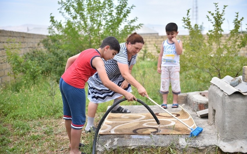 Xızı rayonunun Yeni Yaşma kəndi içməli su ilə təmin edilib