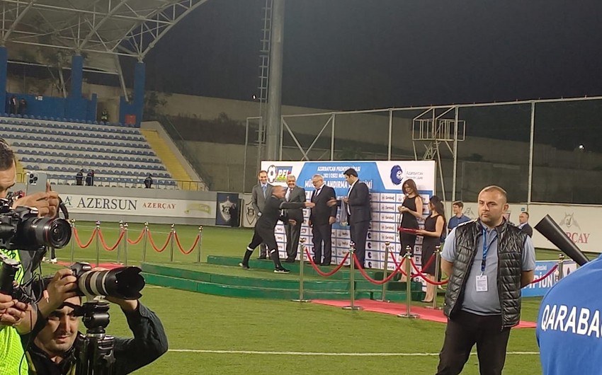 Azərbaycan Premyer Liqasının medalçıları mükafatlandırılıb