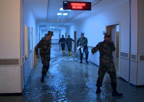 МЧС: К ликвидации последствий непогоды в Нахчыване привлечены 23 единицы техники