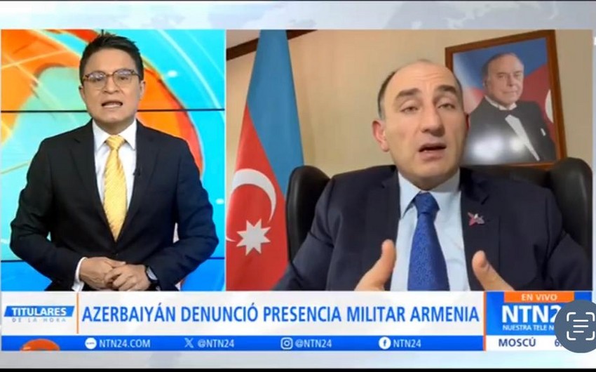 Kolumbiya telekanalı Azərbaycan Ordusunun Qarabağda keçirdyi antiterror tədbirləri barədə süjet yayımlayıb