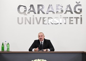 Azərbaycan Prezidenti: Qarabağ Universitetinin yaradılması tarixi hadisədir