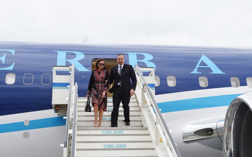 President Ilham Aliyev arrives in Turkey for a working visit - PHOTO