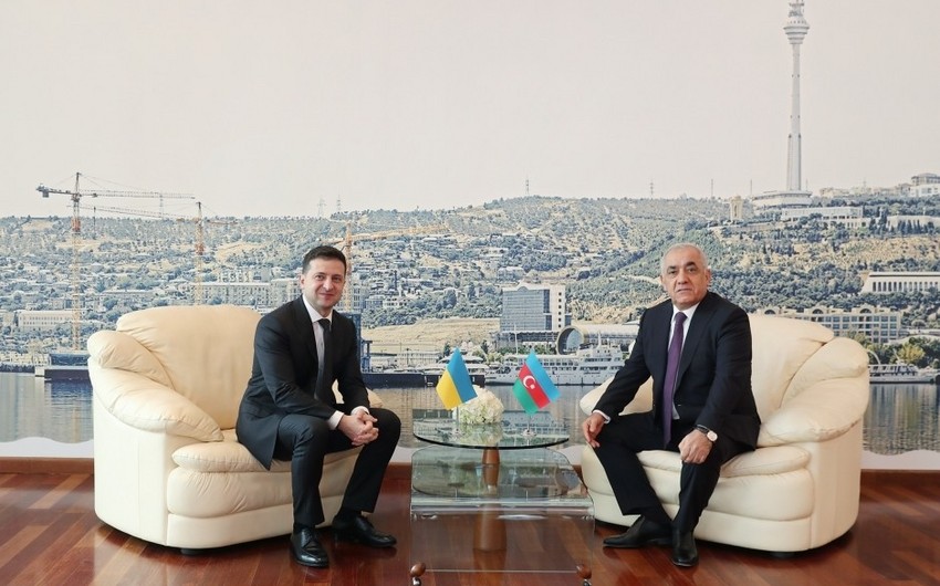 Azerbaijani Prime Minister, Ukrainian President have joint working dinner