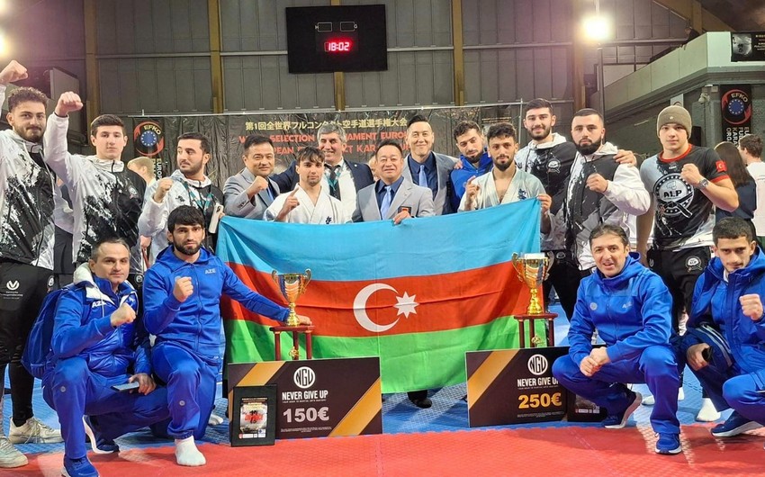 Azərbaycan karateçiləri Avropa Kubokunda 1 qızıl və 1 gümüş medal qazanıblar