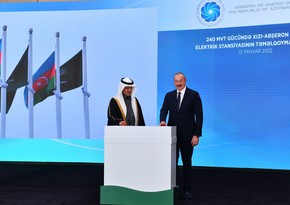 President Ilham Aliyev attends groundbreaking ceremony for “Khizi-Absheron” Wind Power Plant