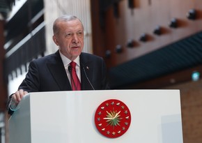 Ərdoğan: Azərbaycanın əldə etdiyi tarixi nailiyyətlərin sülh müqaviləsi ilə möhkəmlənməsinə ümid edirik