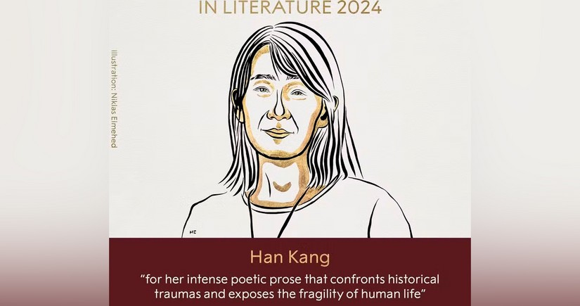 Han Kang of South Korea wins Nobel literature prize 2024