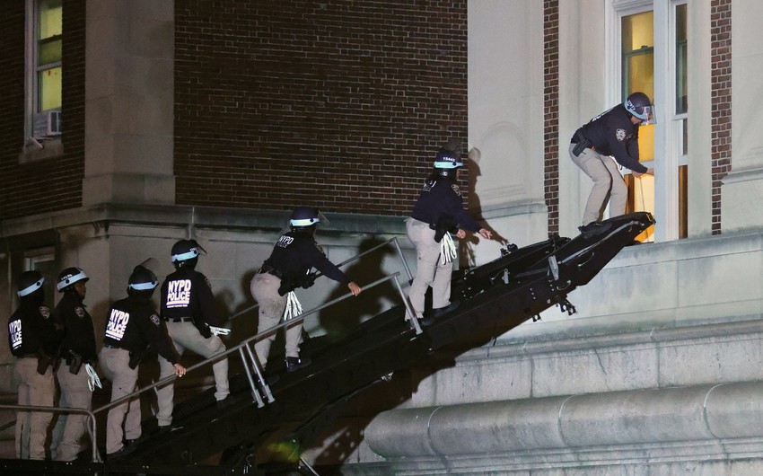 Columbia University asks for presence of NYPD security guards on campus until mid-May