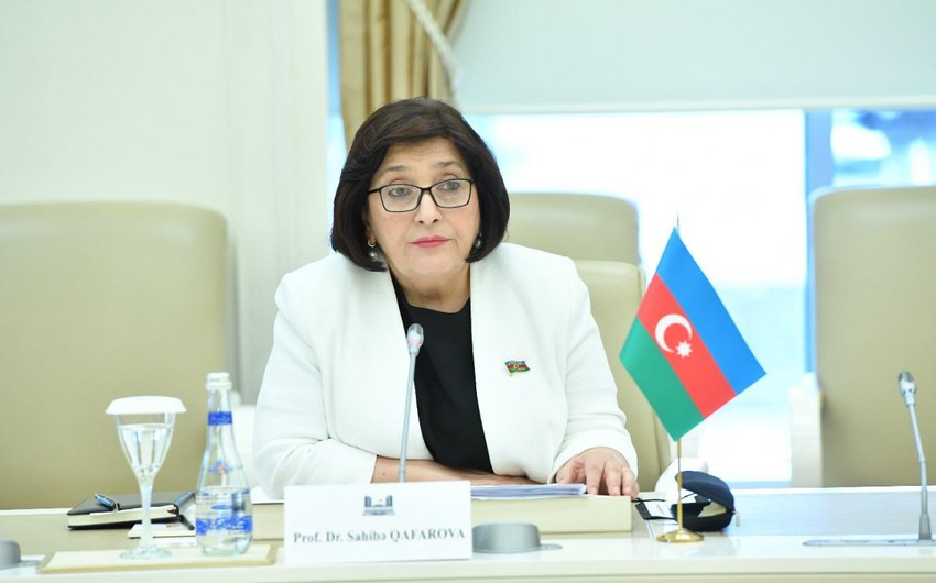 Сахиба Гафарова выступила на международной конференции о инициативах Азербайджана  по борьбе с COVID-19