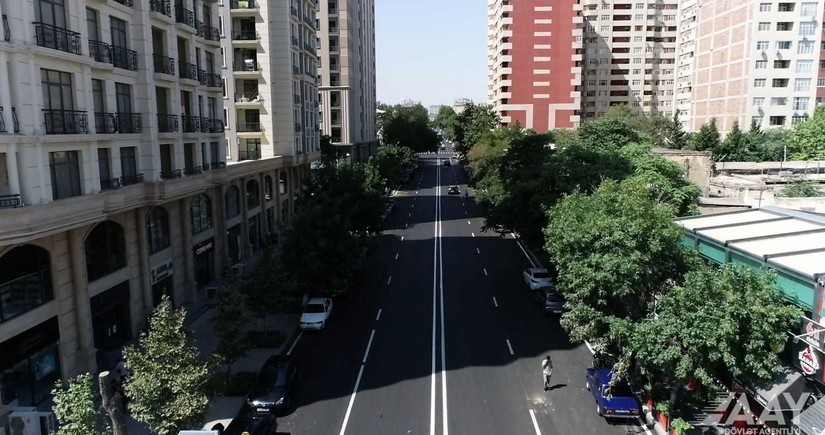 В Баку капитально отремонтирована улица Мирасадуллы Миргасымова 