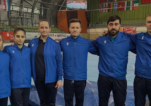 Азербайджанские гимнасты отправились в Германию на Кубок мира