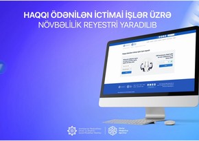 Haqqı ödənilən ictimai işlər üzrə növbəlilik reyestri yaradılıb