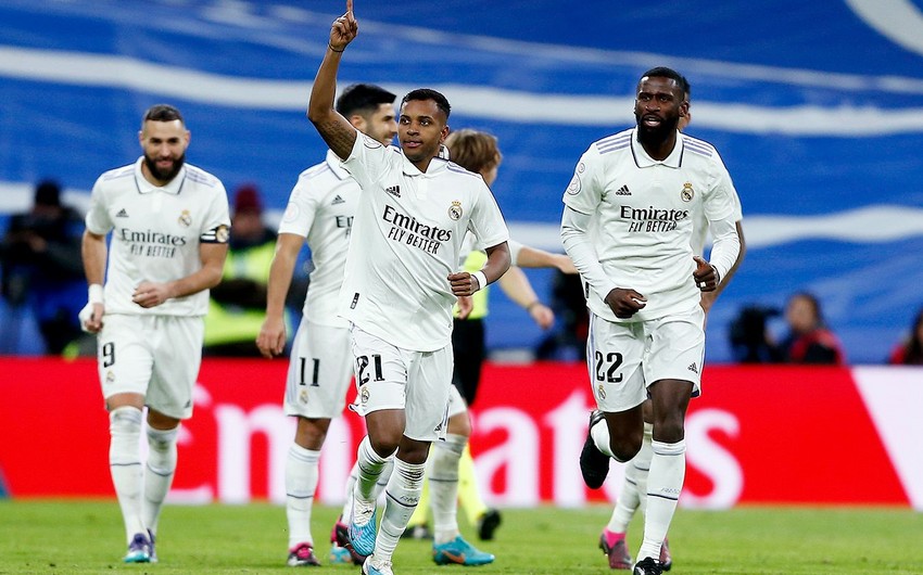 “Real Madrid” İspaniya Kubokunun oyununda geridönüş edərək yarımfinala vəsiqə qazanıb