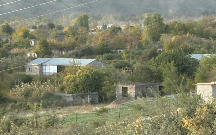 Recordings of liberated villages in Gubadli