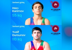 Азербайджанские борцы вольного стиля вышли в финал чемпионата Европы