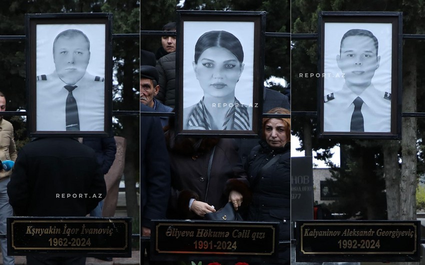 Crew members who died in plane crash awarded title of National Hero of Azerbaijan posthumously