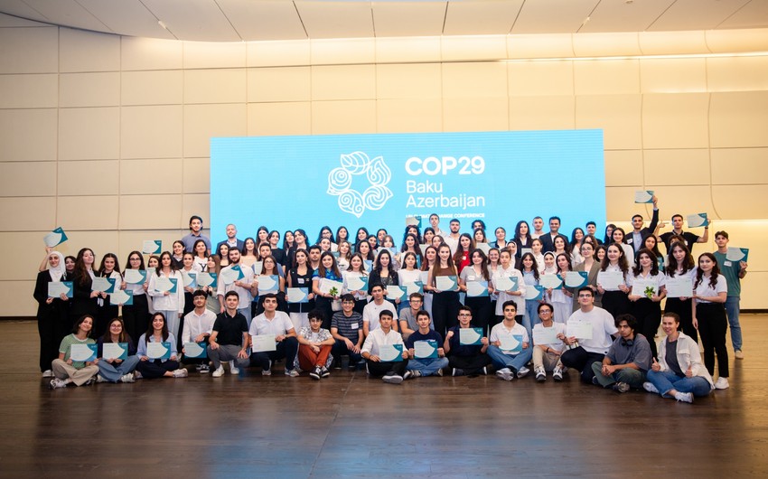 COP29 könüllüləri “Eco Enacthon” layihəsində iştirak ediblər